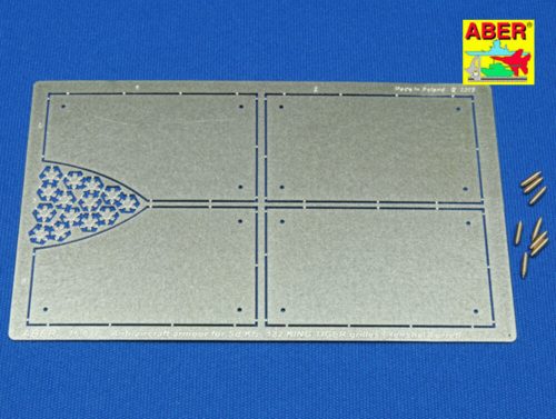 Aber Models Tiger II Henshel- Vol.4- Armour for grilles 1:16 (16037)