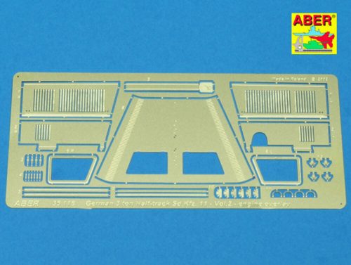 Aber Models Sd.Kfz.11-Vol.2-additional set-engine overlay 1:35 (35116)