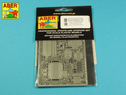 Aber Models Russian Medium Tank T-55A vol.3 - additional set - Side storage boxes 1:35 (35130)