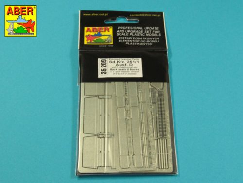 Aber Models Sd.Kfz.251/1Ausf.D-Vol.7-add.set-back seats& boxes 1:35 (35209)