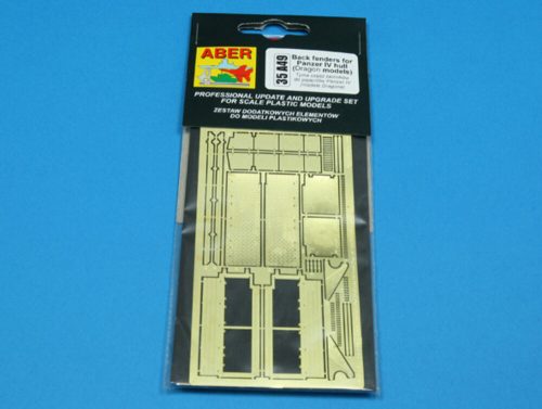 Aber Models Back fenders for PzKpfw IV hull 1:35 (35 A049)