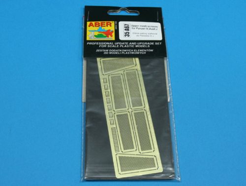 Aber Models Upper mesh screens for Panzer IV, Ausf. J 1:35 (35 A067)