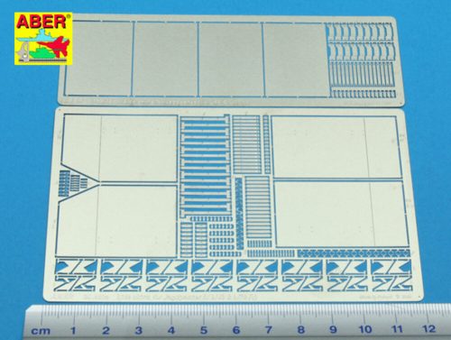 Aber Models Side skirts for Jagdpanzer IV (V) 1:35 (35 A082)