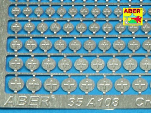 Aber Models Cross type screaw heads 1:35 (35 A108)