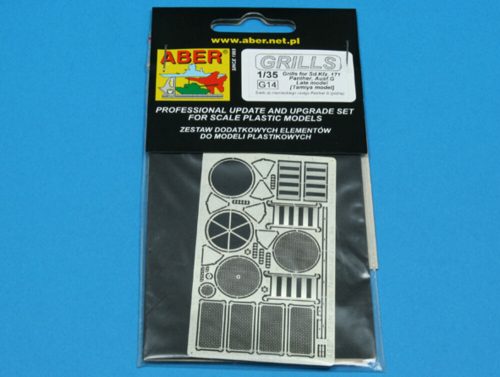 Aber Models Grilles for Sd.Kfz. 171 Panther, Ausf G-late model 1:35 (35G14)