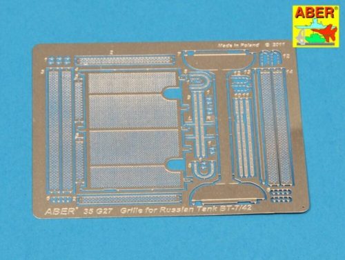 Aber Models Grilles for BT-7 or BT-42 1:35 (35G27)