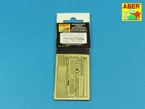 Aber Models Grilles for T-55AM also for T-55AMV 1:35 (35G32)