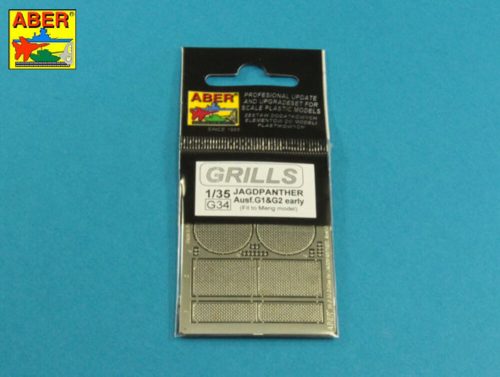 Aber Models Grilles for Jagdpanther Ausf.G1 early (Meng) 1:35 (35G34)