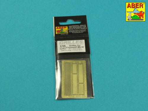 Aber Models Grilles for Cromwell Mk.IV &Centaur C.S. Mk.IV 1:35 (35G40)