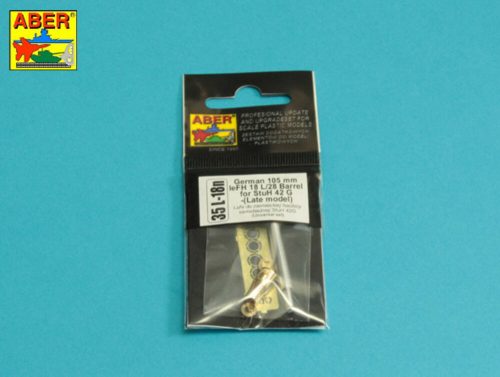 Aber Models German 105mm leFH 18L/28 Barrel for StuH42G -(Late model) 1:35 (35 L-018 N)