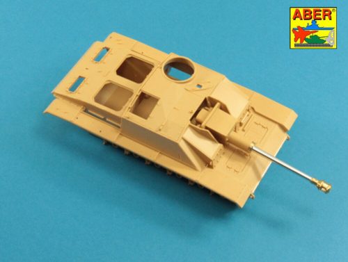 Aber Models German StuK.40 L/48 7,5 cm Barrel with middle muzzle brake for Stug.III, Ausf G middle 1:35 (35 L-059N)