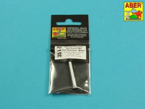 Aber Models U.S.105mm Howitzer M4 tank Barrel for Sherman M4A3 1:35 (35 L-072)