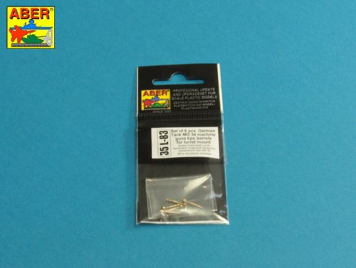 Aber Models Tank MG 34 tips barrels x 5 1:35 (35 L-083)