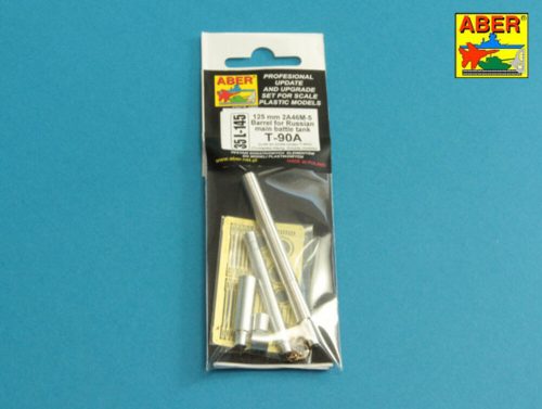 Aber Models 125mm 2A46M-5 Barrel for Russian Tank T-90 & T-90A 1:35 (35 L-145)