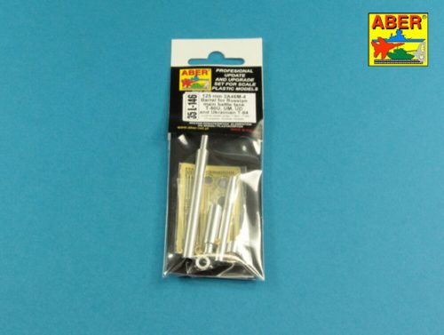 Aber Models 125mm 2A46M-4 Barrel for Russian Tank T-80U T-80UM T-80UD & Ukrainian T-84 1:35 (35 L-146)