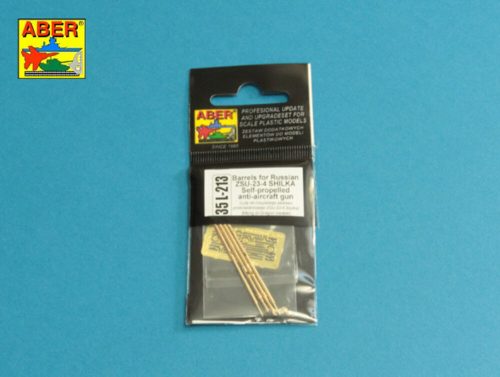 Aber Models Barrels for Russian ZSU-23-4 Shilka Self-propelled AA gun 1:35 (35 L-213)