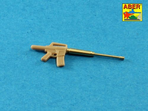 Aber Models Set of barrels for US M16A1 or M231 5,56mm gun barrels x 6 pcs. 1:35 (35 L-221)