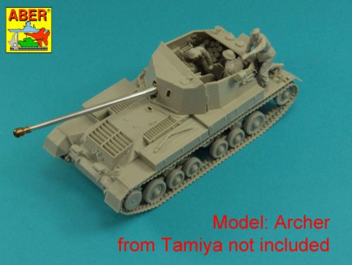 Aber Models Barrel for 17pdr. Self-propelled A/T gun Archer 1:35 (35 L-230)