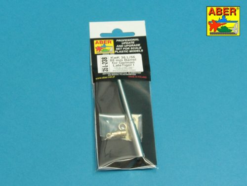 Aber Models KwK36/L56 88mm barrel for German lateTiger I 1:35 (35 L-238)