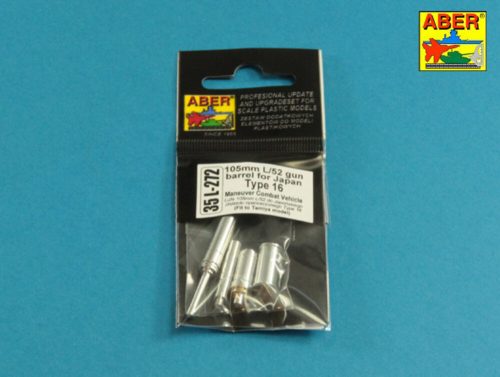 Aber Models 105mm L/52 gun barrel for Japan Type 16 MCV 1:35 (35 L-272)