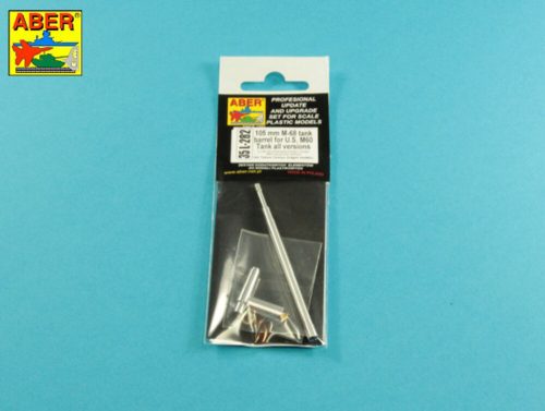 Aber Models 105 mm M-68 tank barrel for U.S. M60 Tank 1:35 (35 L-282)