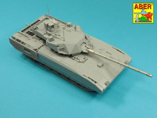 Aber Models Armament for Russian Main Battle Tank T-14 ARMATA barrel for 125 mm 2A82-1M cannon &barrel for 12,7 mm Kord AA MG 1:35 (35 L-314)