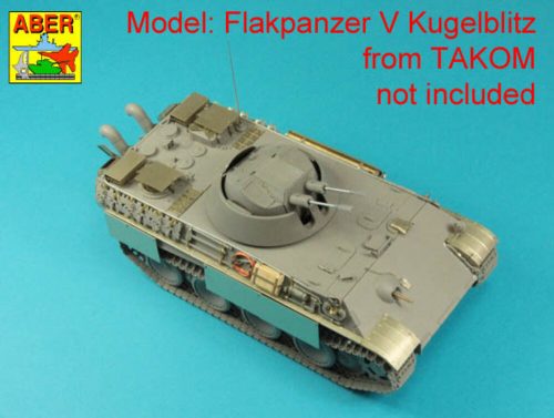 Aber Models German 3CM Flak 103 two barrels for Kugelblitz tanks 1:35 (35 L-342)