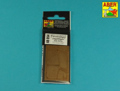 Aber Models Jagdtiger –Side Skirts -(Tamiya) 1:48 (48054)