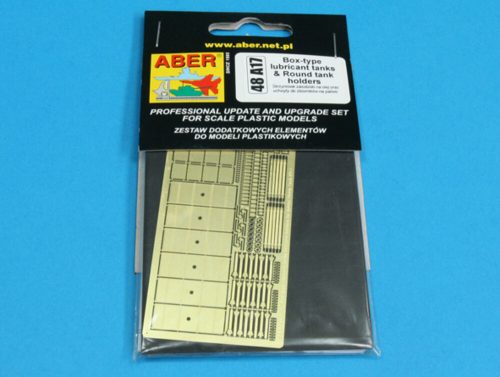 Aber Models Box-type lubricant tanks & Round tank holders 1:48 (48 A17)