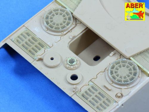 Aber Models Grilles for King Tiger 1:48 (48 A28)