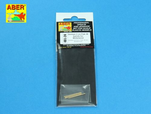 Aber Models German Flak 38 barrels for Wirbelwind 1:48 (48 L-24)