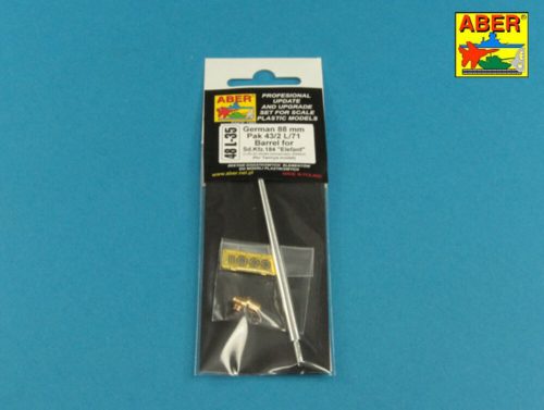 Aber Models German 88mm Pak 43/2 L/71 barrel for Sd.Kfz.184 Elefant 1:48 (48 L-35)