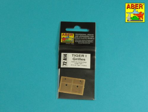 Aber Models Tiger I, Ausf.E- Grilles 1:72 (72 A14)