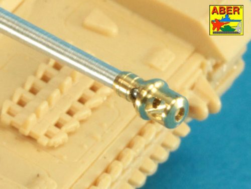 Aber Models German 75 mm KwK 40 L/43 barrel for Pz.Kpfw.IV Ausf.G 1:72 (72 L-64)