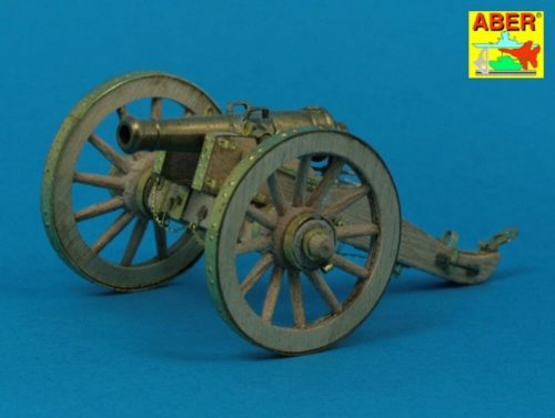 Aber Models Napoleonic war period-British 6-punder gun 1:72 (72 M-01)