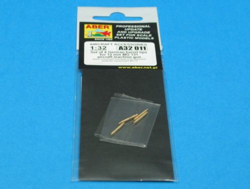 Aber Models 4 barrel tips for MG 131 1:32 (A32 011)