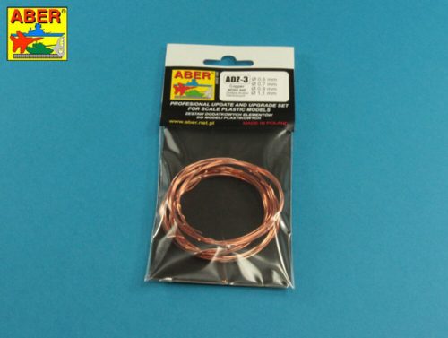 Aber Models Wires set (diameter 0,5 0,7 0,9 1,1 mm , length 1m each) (ADZ-3)