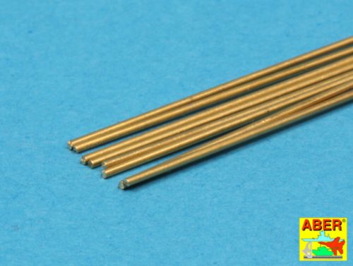 Aber Models Brass round rods 0,6mm (BR 06)