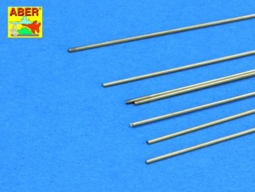 Aber Models Brass round rods 0,7mm length 250mm x7pcs (BR 07)