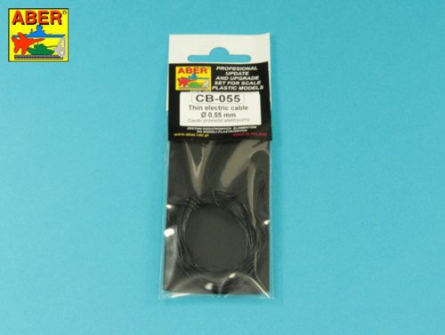 Aber Models Thin electric cable diameter 0,55mm length 5m (CB-055)