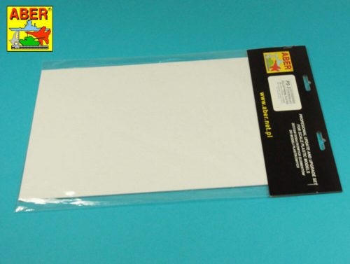 Aber Models Polystyrene plates 195 x 315 x 0,75 mm x 3 pcs. (PS-3)