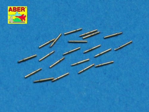 Aber Models 20 pcs 12,7 mm Browning barrels 1:350 (RE-350 L26)