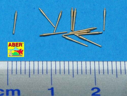 Aber Models 12 pcs 150 mm barrels for Bismarck 1:700 (RE-700 L15)