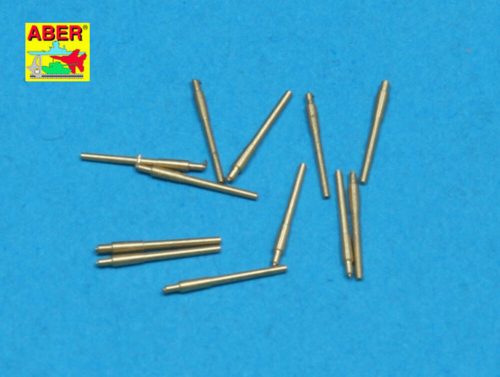 Aber Models 12 pcs 152 mm barrels for Nelson, Rodney 1:700 (RE-700 L19)