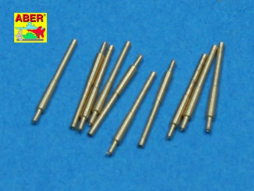 Aber Models 10 pcs 203 mm barrels for Atago 1:700 (RE-700 L27)