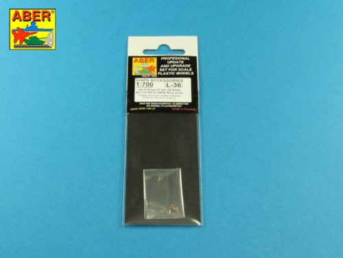 Aber Models Set of 20 pcs 37 mm Breda 1:700 (RE-700 L36)