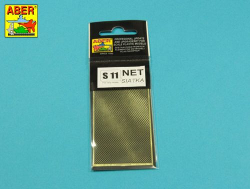 Aber Models Nets and drilled plates ( 18 models -80x45mm ) (S11)