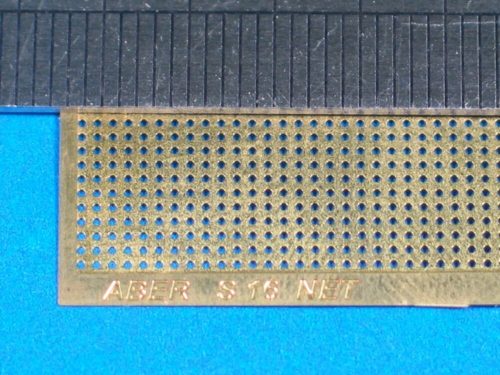 Aber Models Nets and drilled plates ( 18 models -80x45mm ) (S16)