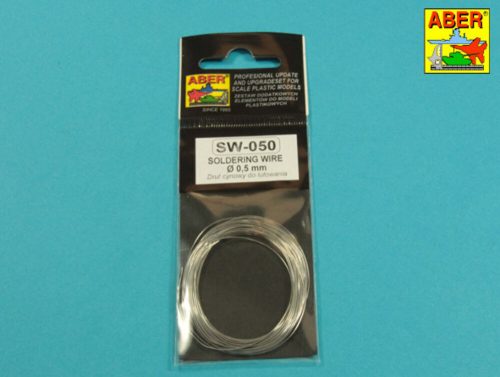 Aber Models Soldering wire diameter 0,50mm length 5m (SW-050)