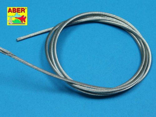 Aber Models Stainless Steel Towing Cables O 2,0 mm, 1 m long (TCS 20)